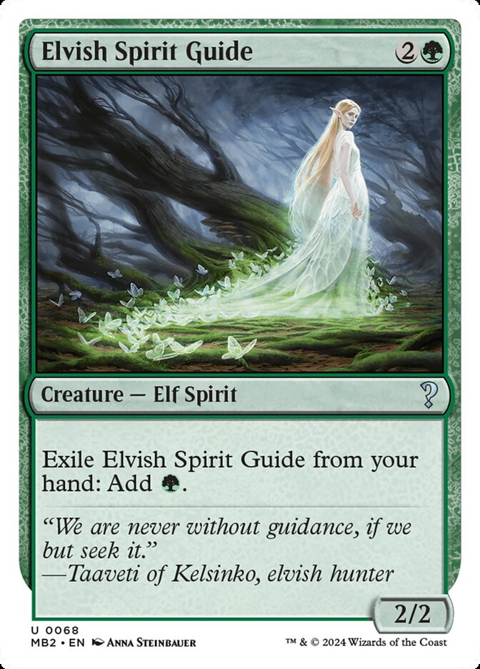 Elvish Spirit Guide card front
