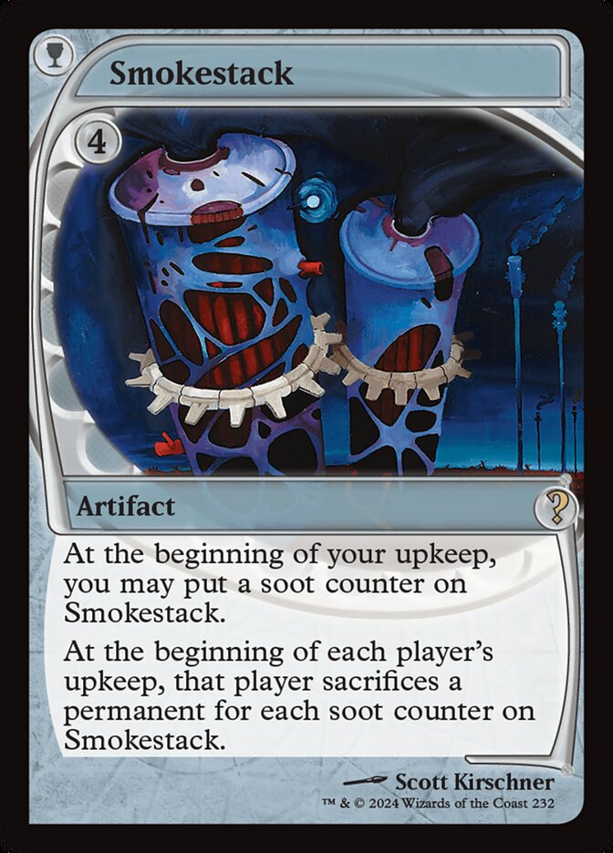 Smokestack card front