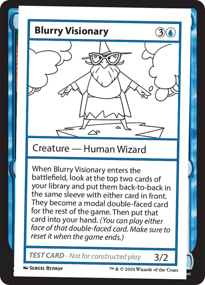Blurry Visionary card front