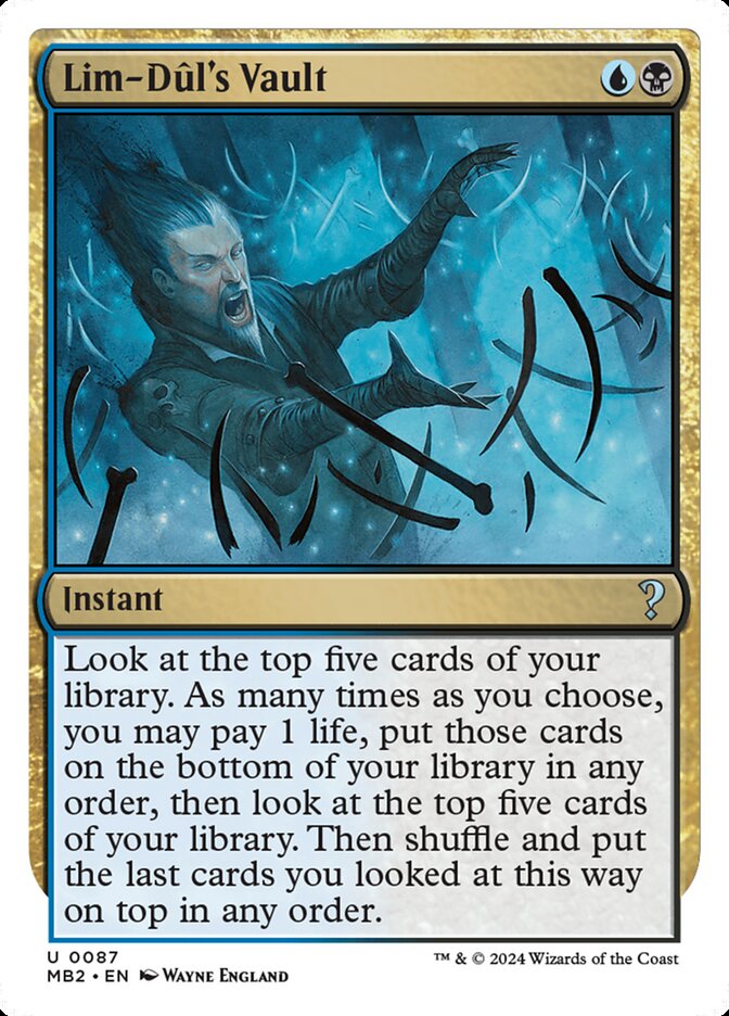 Lim-Dûl's Vault card front