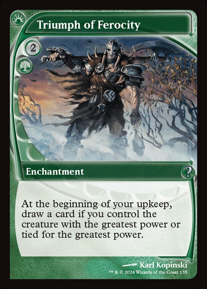 Triumph of Ferocity card front