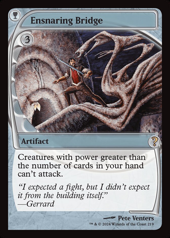 Ensnaring Bridge card front