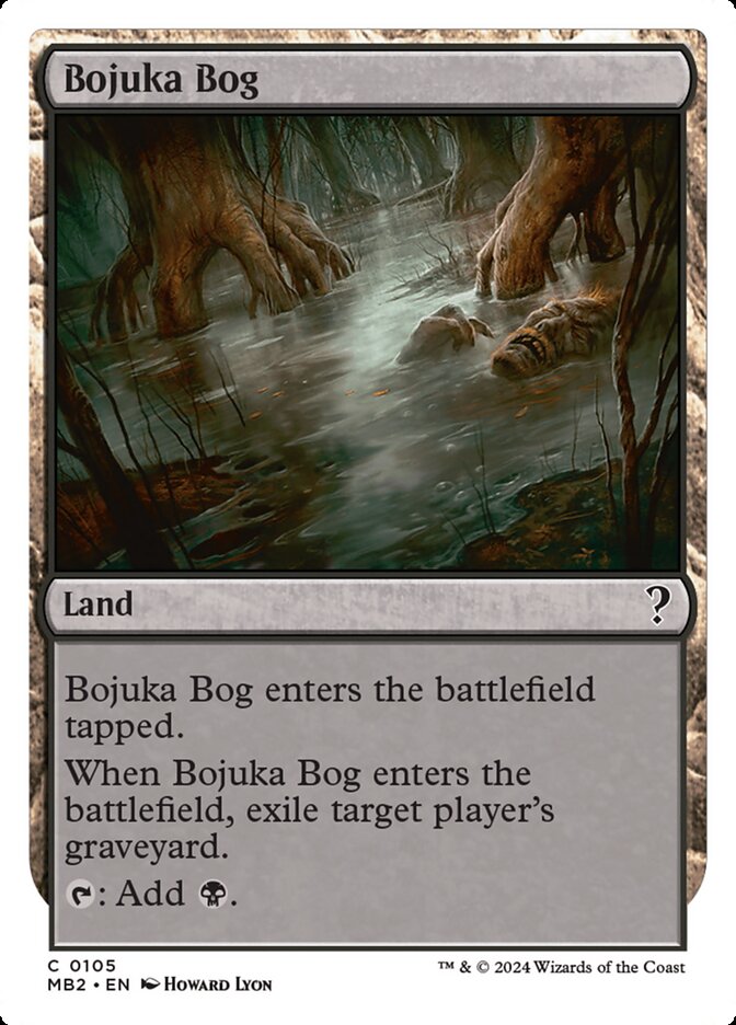 Bojuka Bog card front