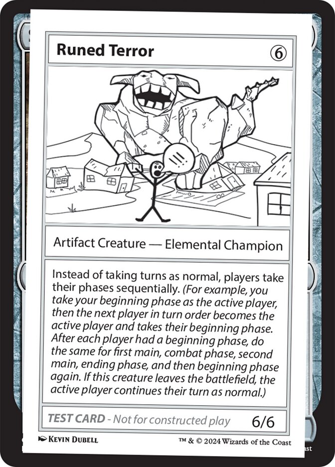 Runed Terror card front