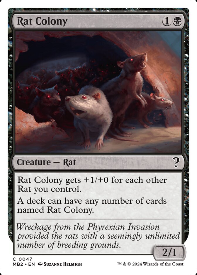 Rat Colony card front