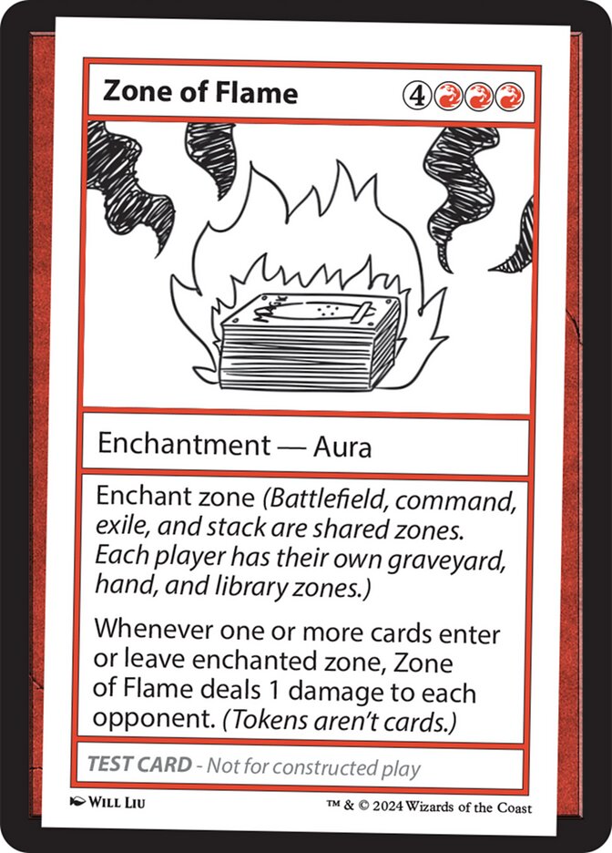 Zone of Flame card front