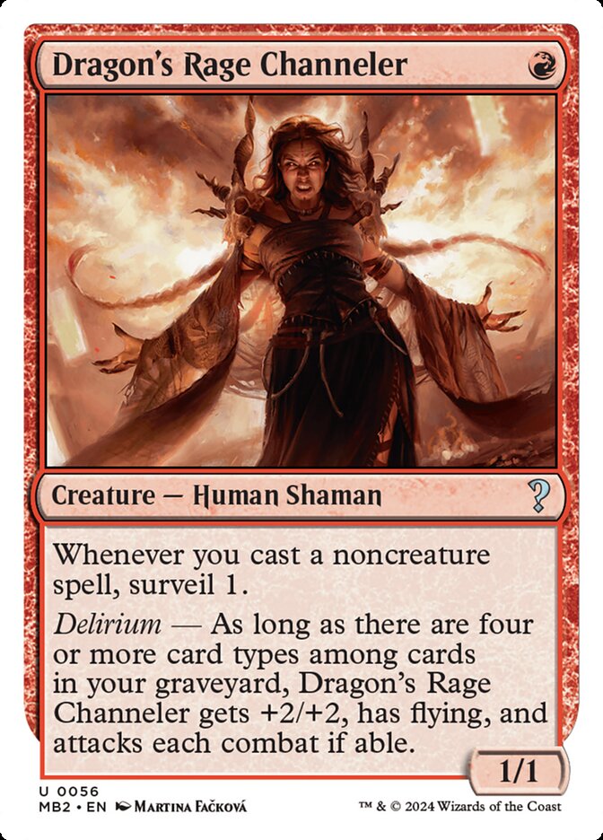 Dragon's Rage Channeler card front