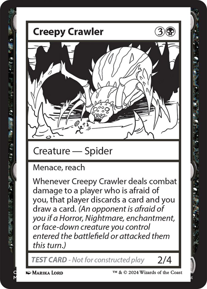 Creepy Crawler card front