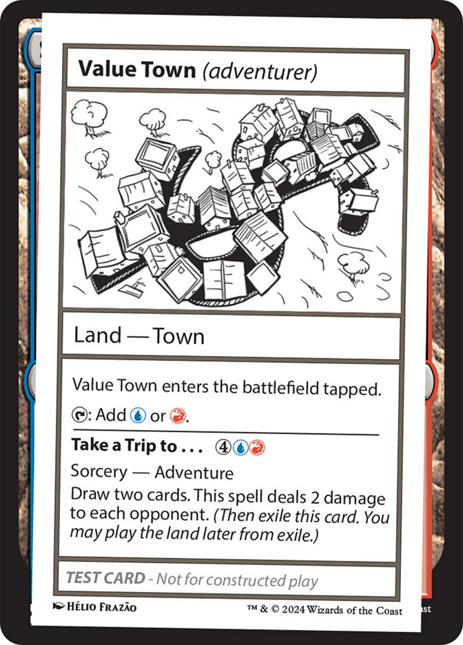 Value Town card front