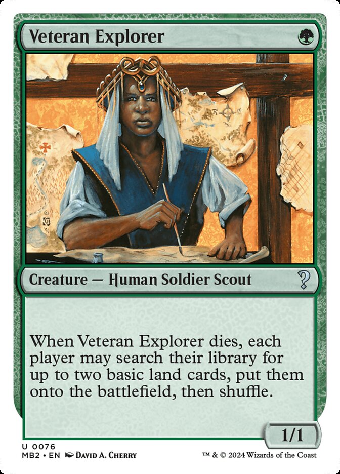 Veteran Explorer card front
