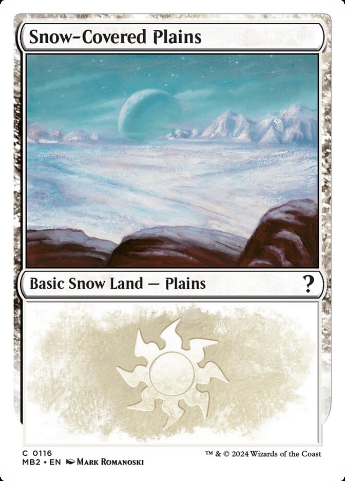 Snow-Covered Plains card front
