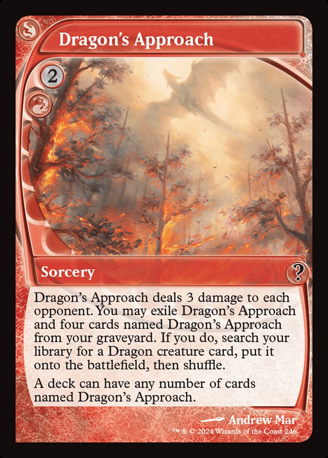 Dragon's Approach card front