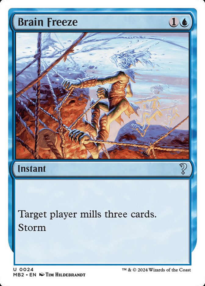 Brain Freeze card front