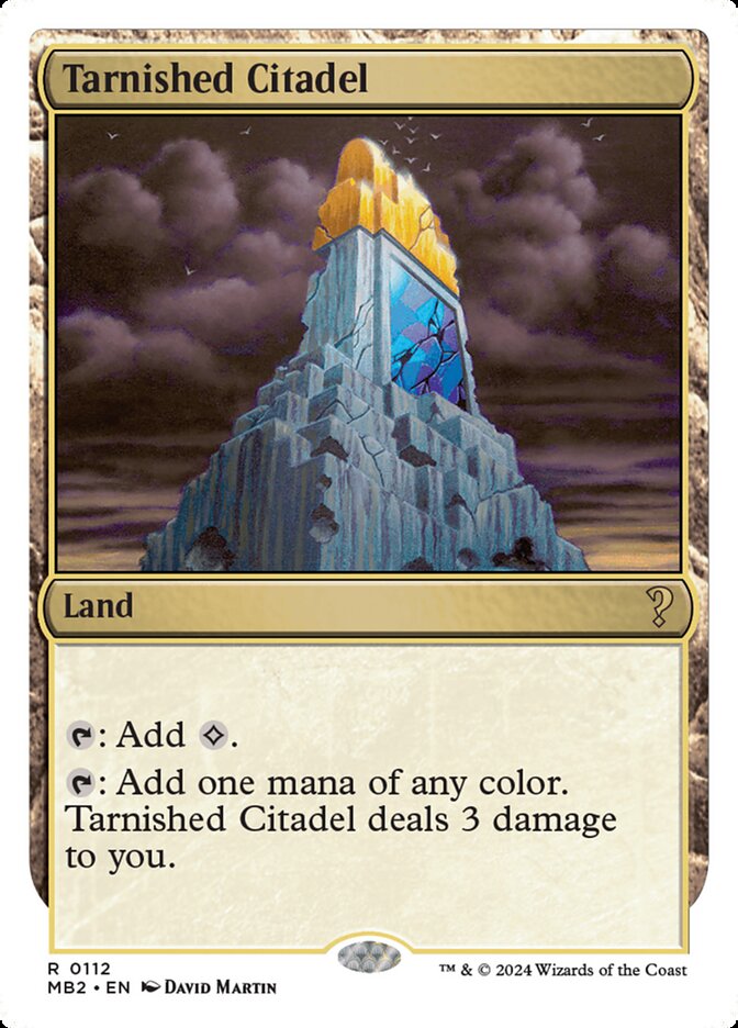 Tarnished Citadel card front