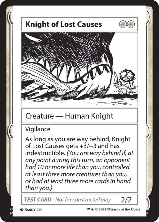 Knight of Lost Causes card front