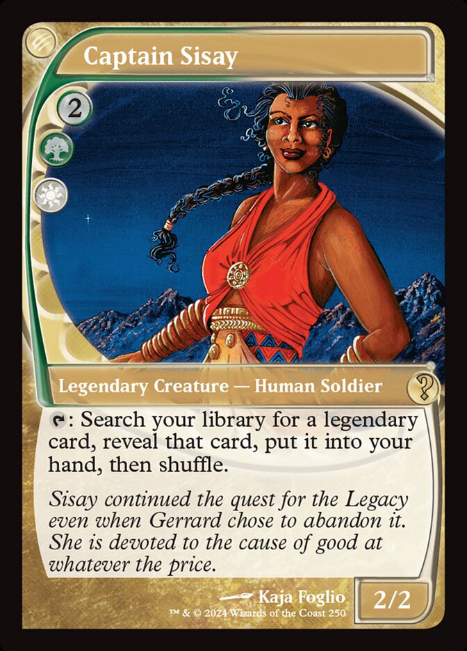 Captain Sisay card front