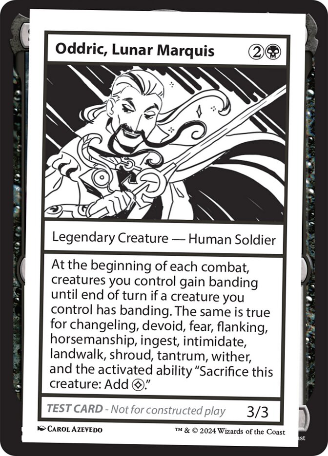 Oddric, Lunar Marquis card front