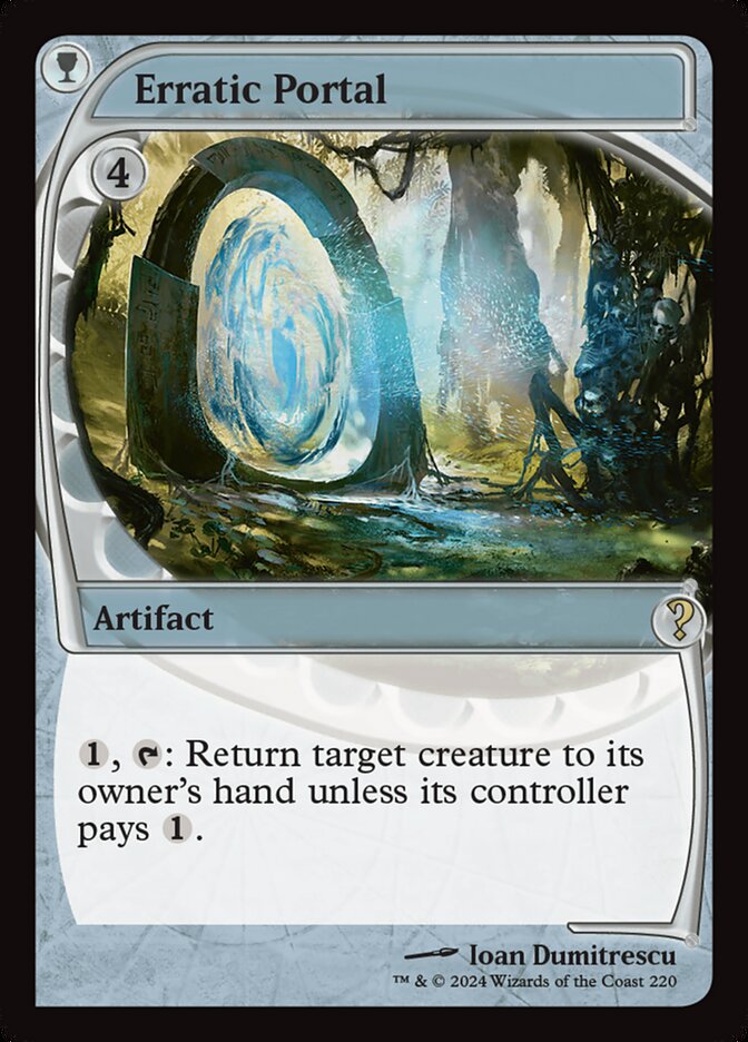 Erratic Portal card front