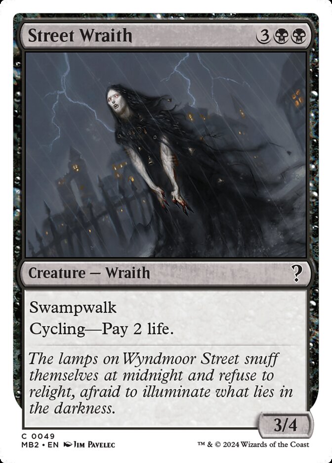 Street Wraith card front