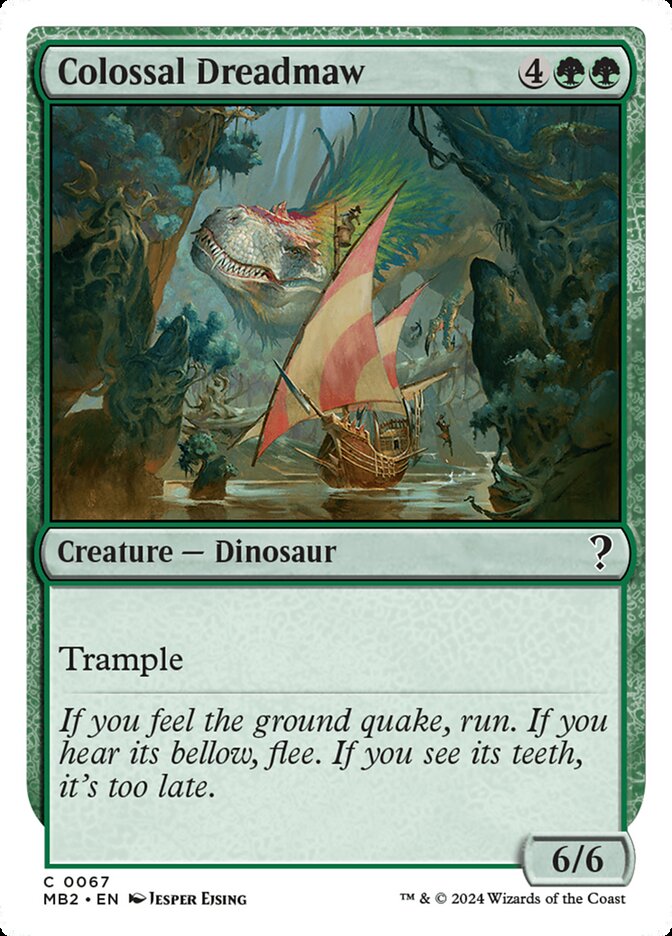 Colossal Dreadmaw card front