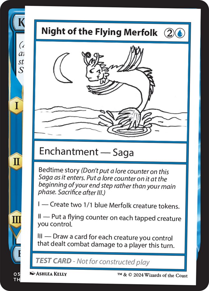 Night of the Flying Merfolk card front
