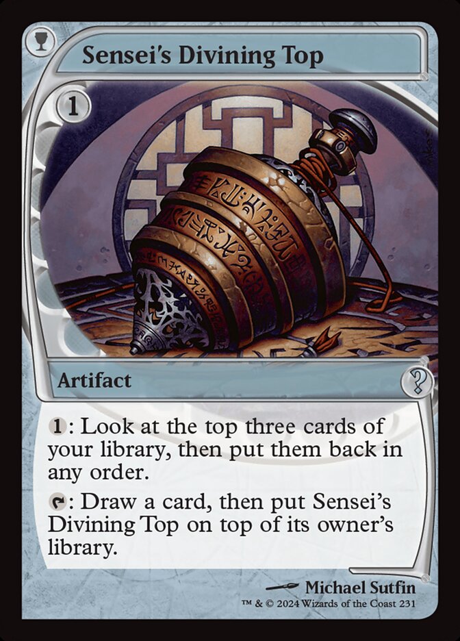Sensei's Divining Top card front