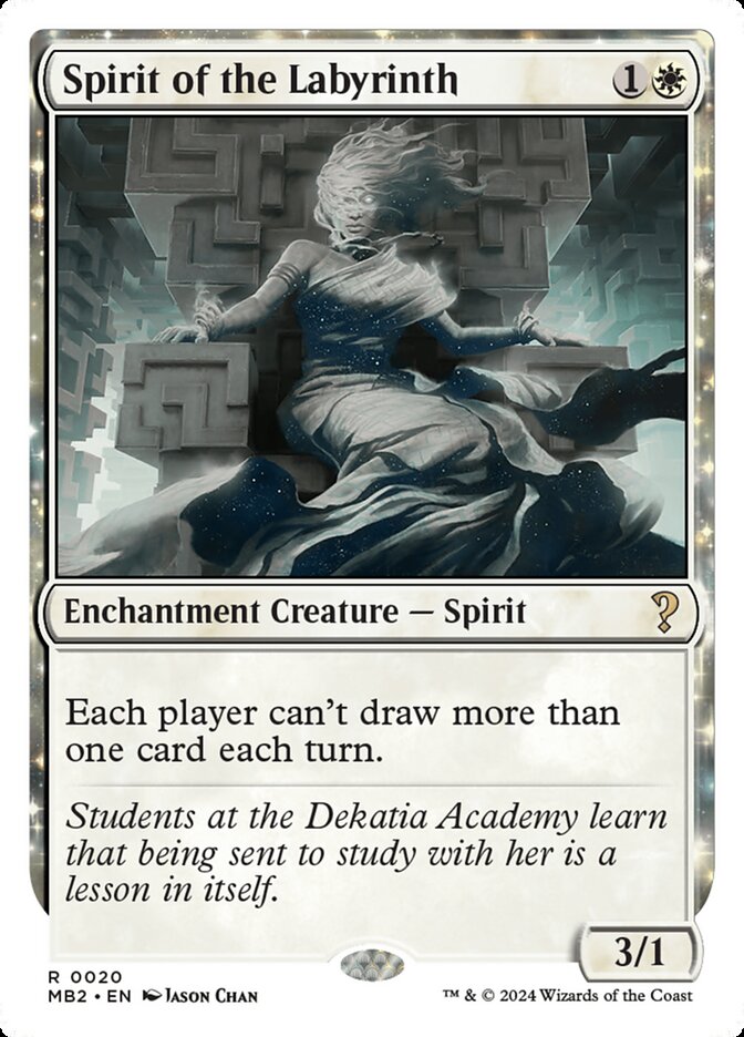 Spirit of the Labyrinth card front
