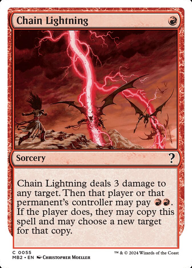 Chain Lightning card front