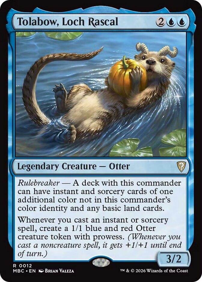 Tolabow, Loch Rascal card front