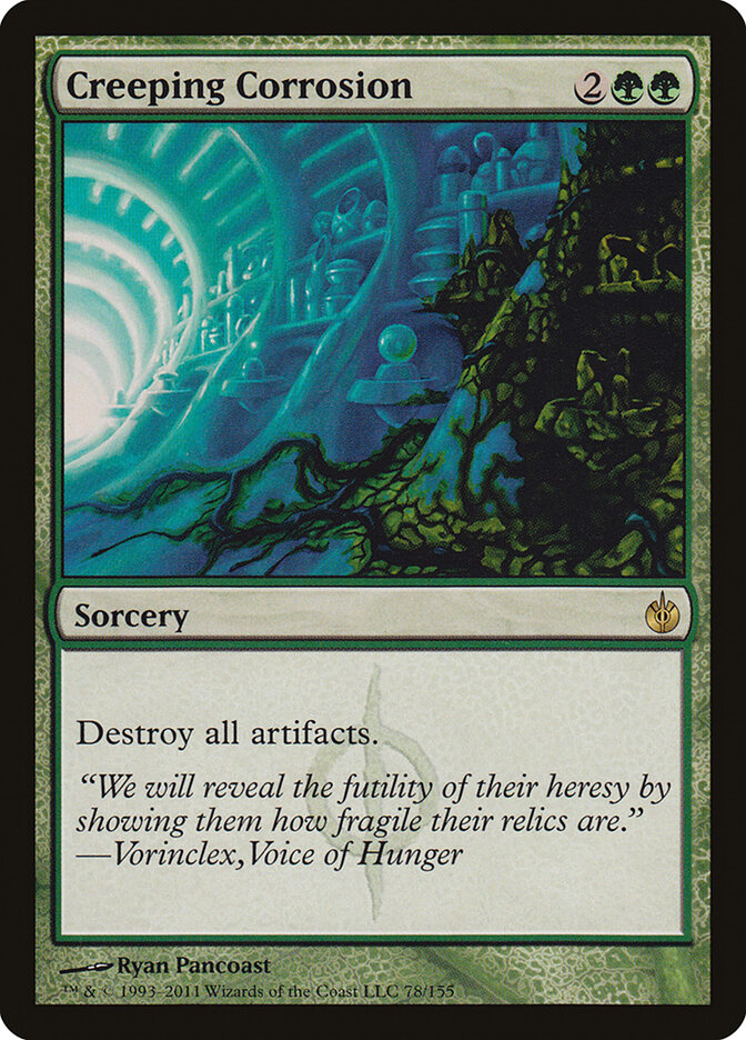 Creeping Corrosion card front
