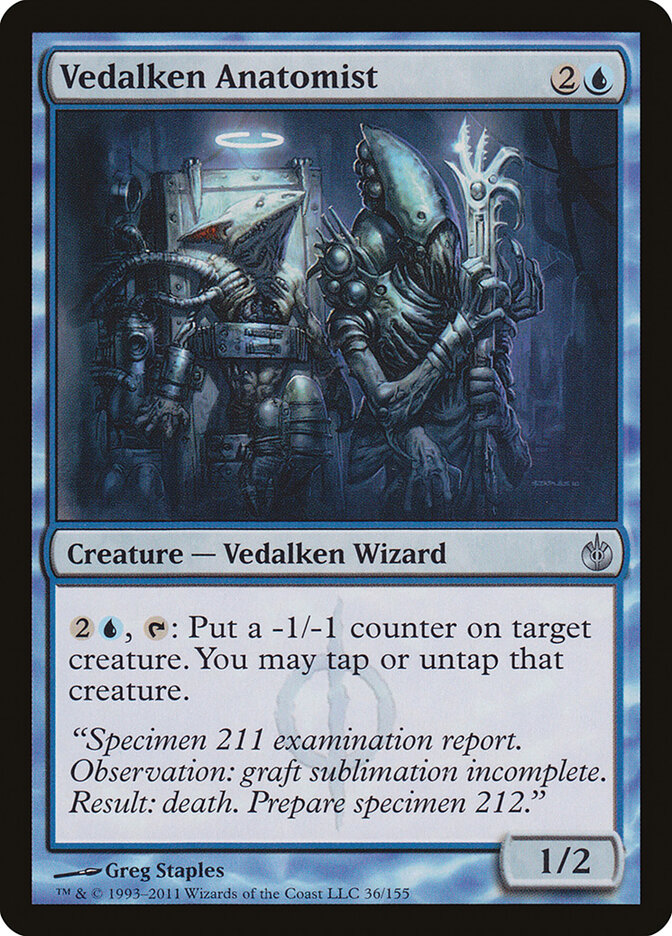 Vedalken Anatomist card front
