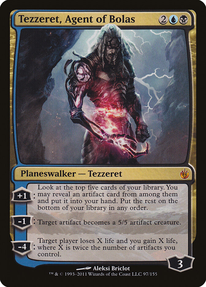 Tezzeret, Agent of Bolas card front