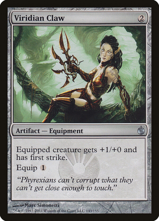Viridian Claw card front