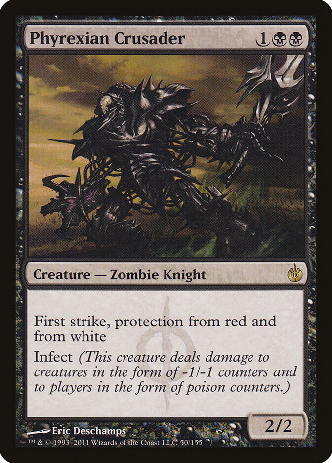 Phyrexian Crusader card front
