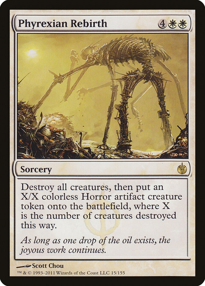 Phyrexian Rebirth card front