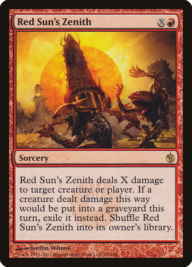 Red Sun's Zenith card front