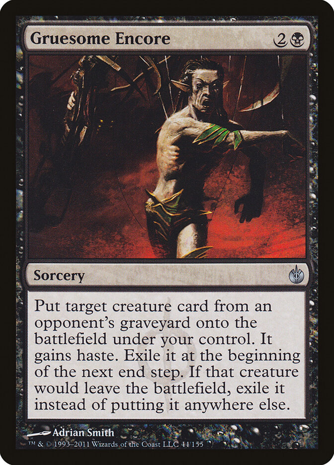 Gruesome Encore card front