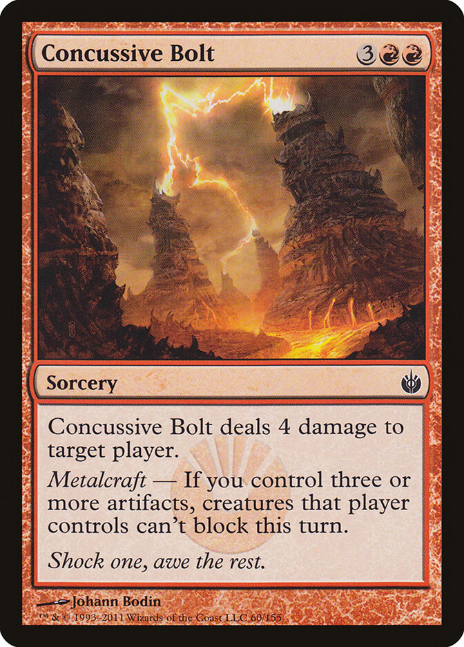 Concussive Bolt card front
