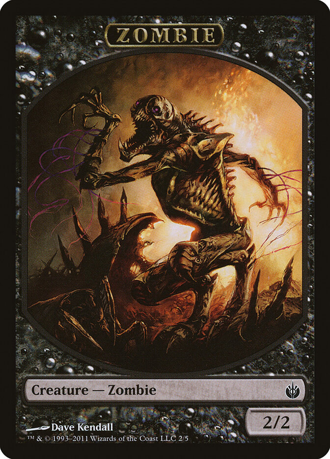 Zombie card front