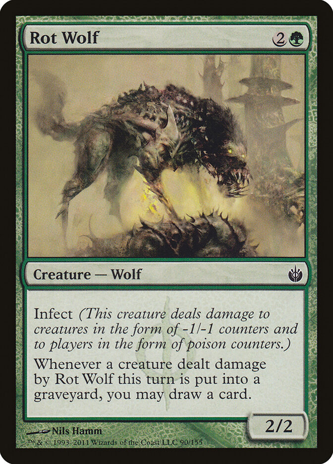 Rot Wolf card front