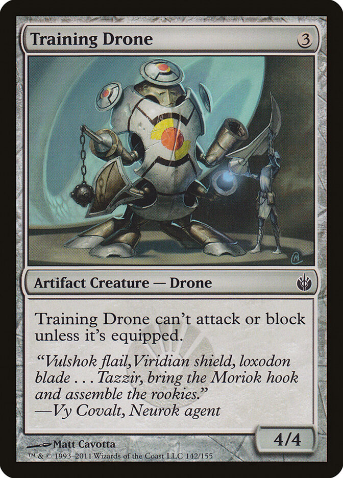 Training Drone card front