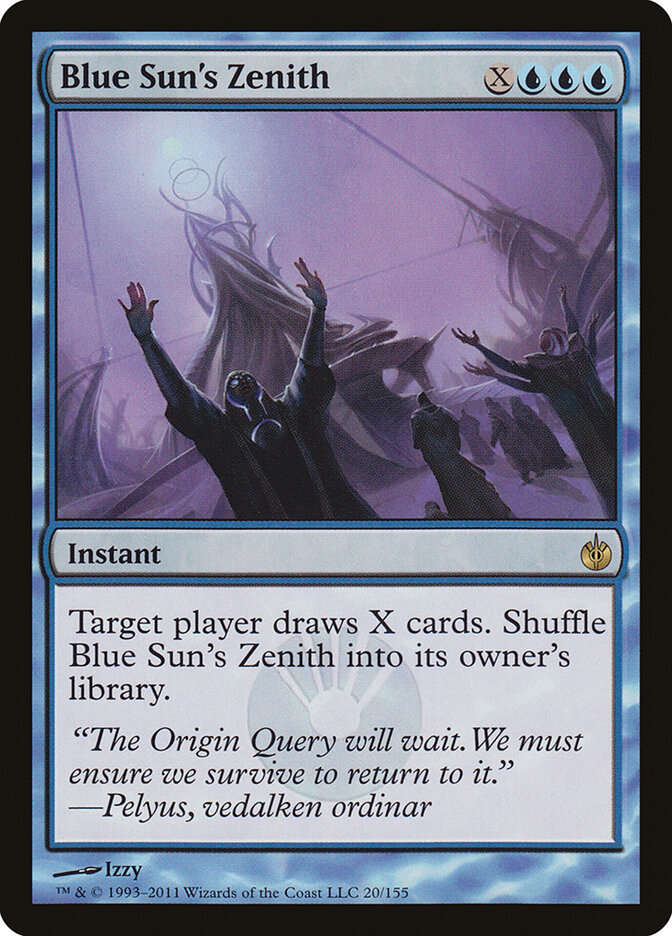Blue Sun's Zenith card front