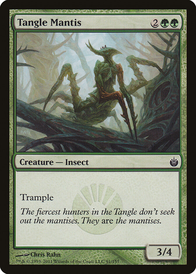 Tangle Mantis card front