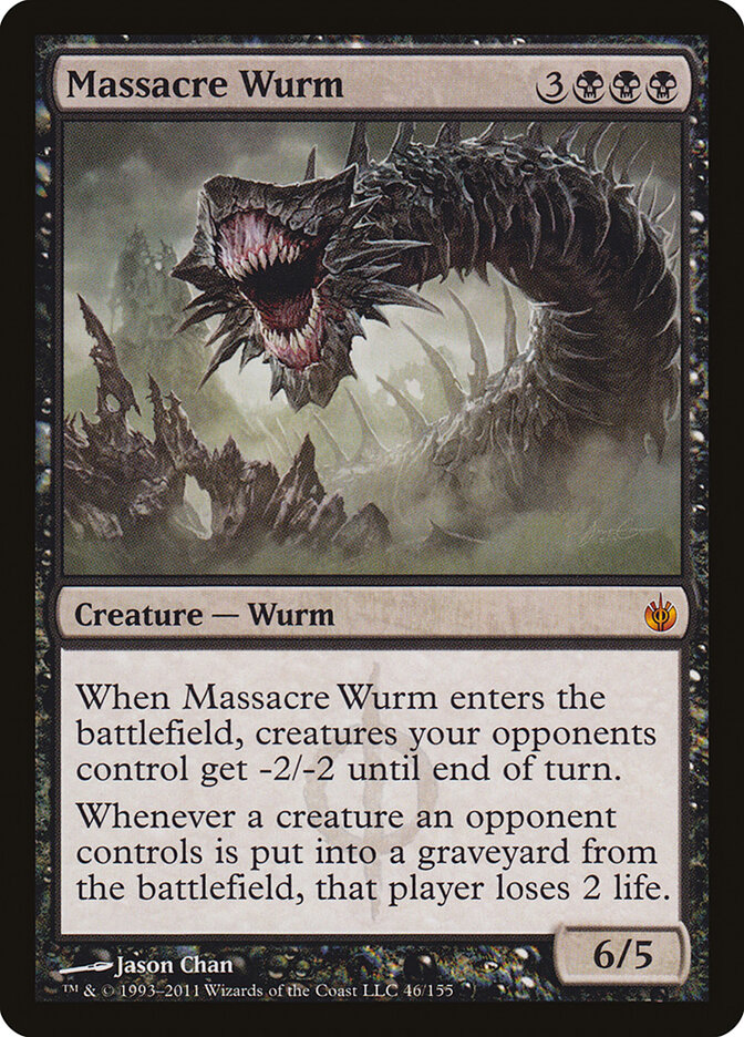 Massacre Wurm card front