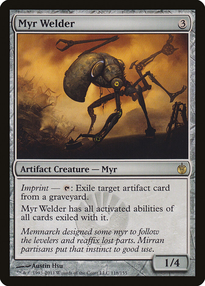 Myr Welder card front