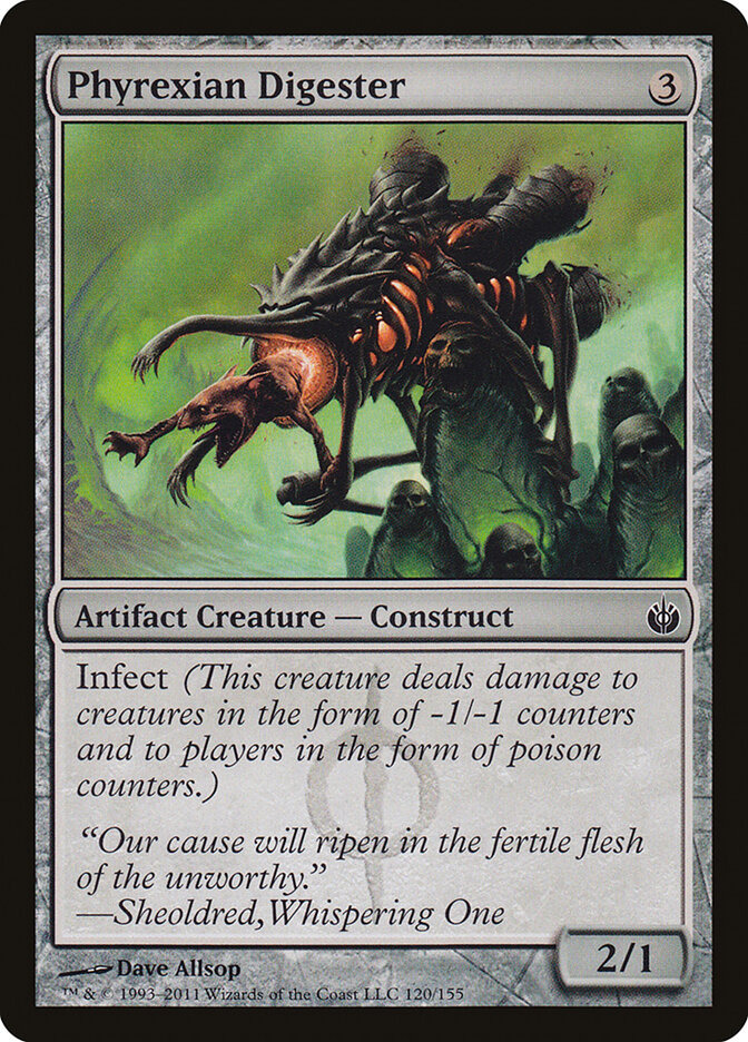 Phyrexian Digester card front