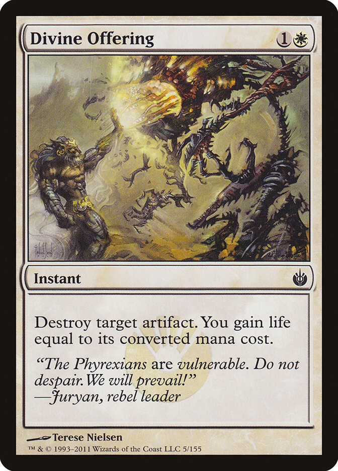 Divine Offering card front