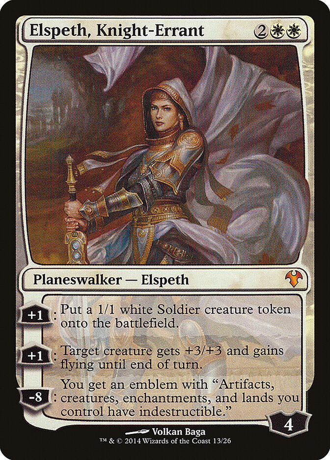 Elspeth, Knight-Errant card front