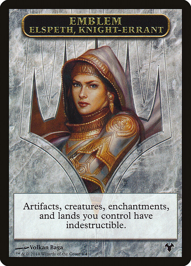 Elspeth, Knight-Errant Emblem card front