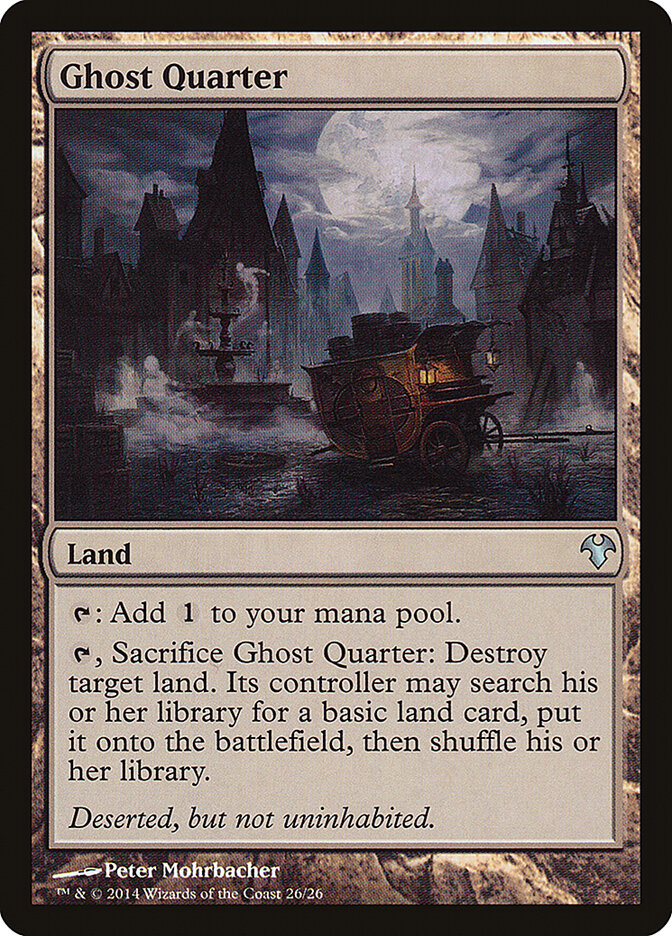 Ghost Quarter card front